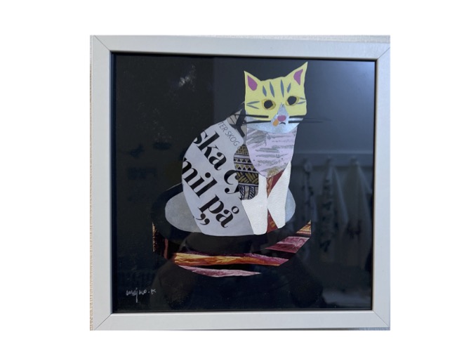 川上麻衣子 切り絵原画 缶詰の中のTACK